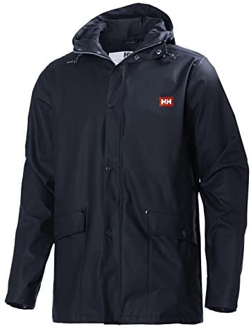 Helly-Hansen Men's Lerwick Rain Jacket, Navy, XX-Large