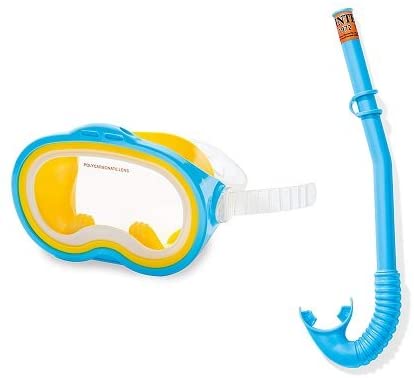 Intex Recreation Marketing 55942 Adventurer Mask/Snorker Blue Swim Set