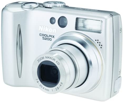 Nikon Coolpix 5200 5MP Digital Camera with 3x Optical Zoom