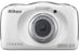 Nikon COOLPIX W100 Waterproof Rugged Digital Camera White Kid-Friendly - Bundle with BlueBackpack + 32GB Sandisk Memory Card + More