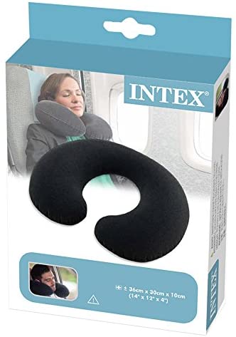 Intex Inflatable Travel Pillow Head Rest Cushion