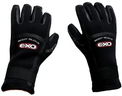 Body Glove 5mm Exo Five Finger Glove, Large