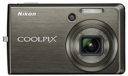 Nikon Coolpix S600 10MP Digital Camera with 4x Wide Angle Optical Zoom with Vibration Reduction (Slate Black)