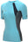 Body Glove Women's Performance Short Arm Rashguard, Blue/Gray, Large