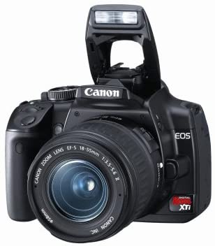 Canon Rebel XTi DSLR Camera with EF-S 18-55mm f/3.5-5.6 Lens (OLD MODEL)