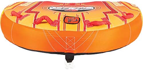 CWB Hot Rod Soft Top Ultra-Plush Inflatable 1 Person Boating Deck Tube, Blue
