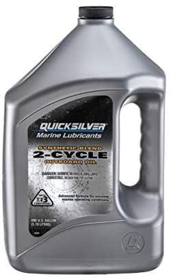 Quicksilver 858031Q01 Premium Plus 2-Cycle Outboard Engine Oil – Synthetic Blend – 1 Gallon