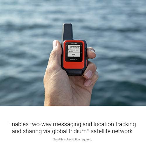 Garmin inReach Mini Marine Bundle, Lightweight and Compact Handheld Satellite Communicator with Screw Down Mount