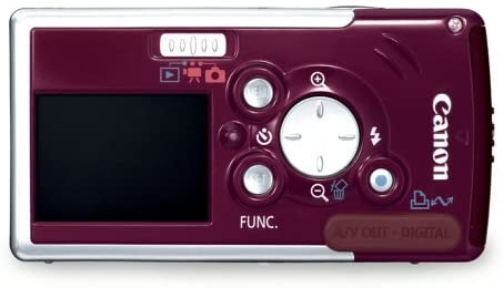 Canon Powershot SD20 5MP Ultra Compact Digital Camera (Garnet) (OLD MODEL)