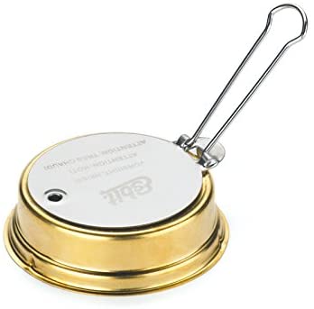 Esbit Brass Alcohol Burner Camping Stove with Variable Temperature Control