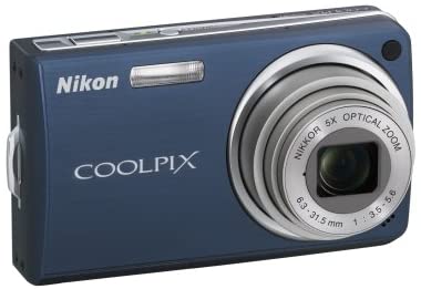 Nikon Coolpix S550 10MP Digital Camera with 5x Optical Zoom (Cool Blue)