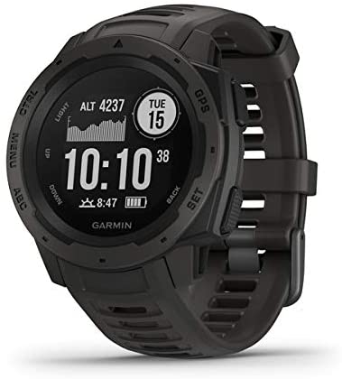 Garmin Instinct, GPS Watch, Graphite, Refurbished