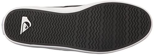 Quiksilver Men's Shorebreak Deluxe Laceable Slip-On Shoe, Black/Grey/White, 6 M US