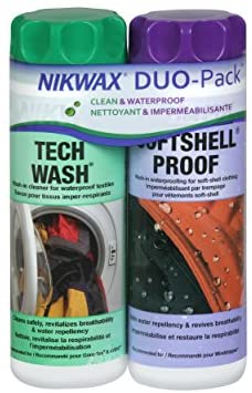 Nikwax Softshell Cleaning & Waterproofing Duo-Pack