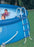 INTEX 15' x 48" Easy Set Pool Set w/ Pump, Ladder, Kits