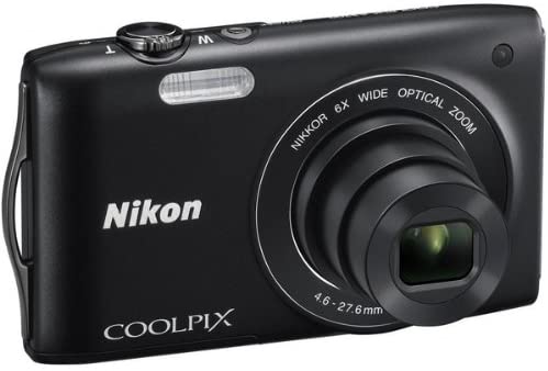 Nikon COOLPIX S3200 16 MP Digital Camera with 6X Zoom NIKKOR Glass Lens and 2.7-inch LCD (Black)