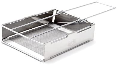 GSI Outdoors Glacier Stainless Steel Toaster That's Collapsible and Hand-Held for Camping