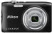 Nikon Coolpix A100 20MP Digital Camera (Black) International Version (No Warranty)