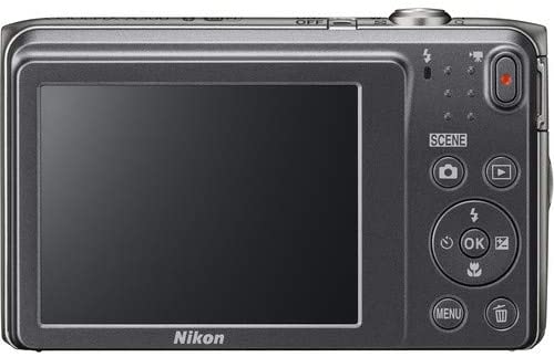 Nikon A300 Coolpix Camera (Red) with 32 GB Memory Card-International Model