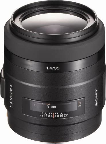 Sony SAL-35F14G 35mm f/1.4 Aspherical G Series Standard Lens for Sony Alpha Digital SLR Camera