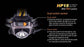 Fenix HP15UE (HP15 UE) Ultimate Edition 900 Lumens Iron Gray Expedition Headlamp with 4x AA Batteries and LumenTac Battery Organizer Sample