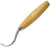 Morakniv Wood Carving Hook Knife 163 with Sandvik Stainless Steel Blade, 0.9-Inch Internal Radius