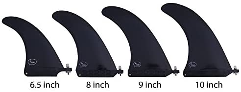 Ho Stevie! Longboard/SUP Center Fin + Free No-Tool Screw [Choose Size & Color]