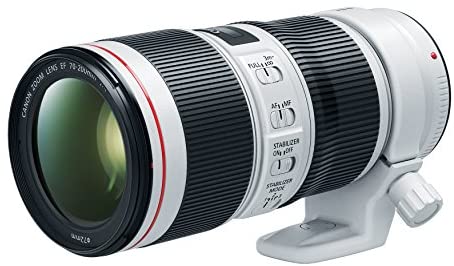Canon EF 70-200mm f/4L IS II USM Lens for Canon Digital SLR Cameras, White - 2309C002