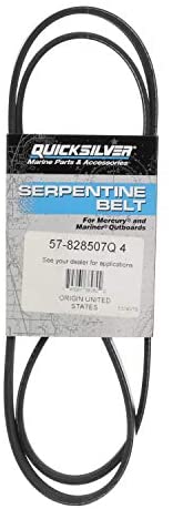 Quicksilver Alternator Belt 828507Q4 - V-6 OptiMax - for 2.5L, V-6 Mercury Optimax Outboards (Non-Pro Models)