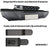 Morakniv Bushcraft Carbon Steel Survival Knife with Fire Starter and Sheath, 4.3-Inch, Black