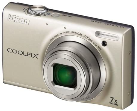 Nikon COOLPIX S6100 16 MP Digital Camera with 7x NIKKOR Wide-Angle Optical Zoom Lens and 3-Inch Touch-Panel LCD (Silver) (OLD MODEL)