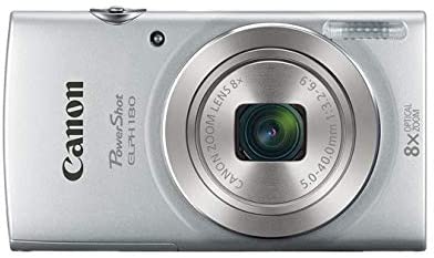 Canon PowerShot ELPH 180 Digital Camera (Red) + 16GB SDHC Memory Card + Mini Table Tripod +Protective camera case with Deluxe Cleaning Bundle