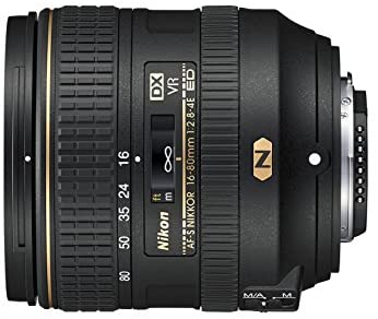 Nikon AF-S DX NIKKOR 16-80mm f/2.8-4E ED Vibration Reduction Zoom Lens with Auto Focus for Nikon DSLR Cameras