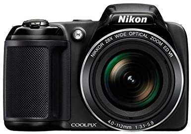 Nikon Coolpix L340 20.2Mp Point and Shoot Digital Camera with 28X Optical Zoom, 8Gb Card and Camera Bag Black