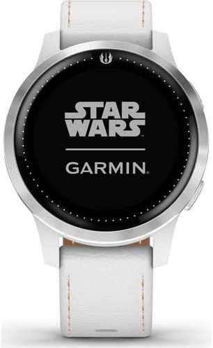 Garmin Legacy Saga Rey Star Wars Smartwatch (40mm) Kit with USB Adapters and 6Ave Cleaning Kit