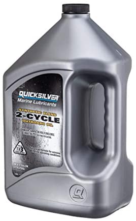 Quicksilver 858031Q01 Premium Plus 2-Cycle Outboard Engine Oil – Synthetic Blend – 1 Gallon