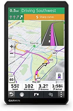 Garmin dezl OTR700, 7-inch GPS Truck Navigator, Easy-to-Read Touchscreen Display, Custom Truck Routing and Load-to-Dock Guidance