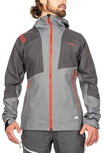 La Sportiva Mars Jacket - Men's, Carbon/Poppy, Small, L02-900311-S