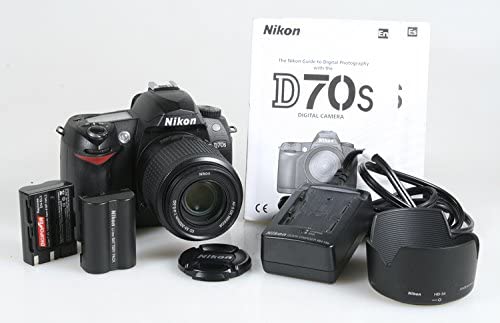 NIKON D70S W/55-200MM F 4-5.6 ED Lens W/Front Cap, Lens Hood, Manual, Batteries