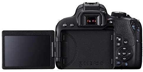 Canon EOS 800D Digital SLR with 18-55 is STM Lens Black (International Model No Warranty)