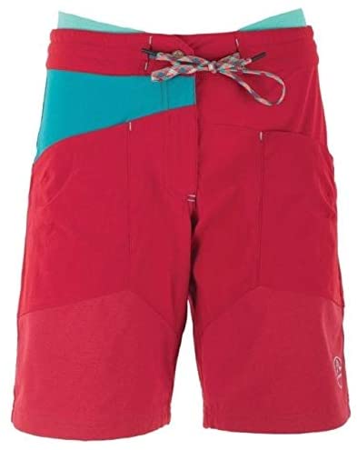 La Sportiva TX Shorts - Women's, Berry/Emerald, Extra Small, I67-303608-XS