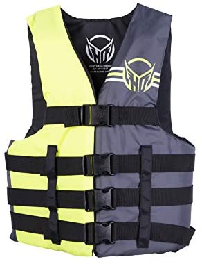 HO Universal CGA Wakeboard Vest Yellow/Ash Mens Sz S/M