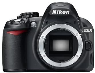 Nikon D3100 14.2MP DX-Format DSLR Digital Camera (Body Only) - (Black)