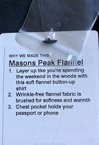 Masons Peak Flannel - OBSI (Obisidian)