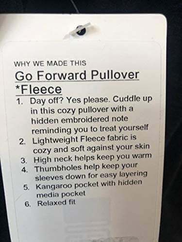 Lululemon GO Forward Pullover Fleece - HCAB (Heathered Black)