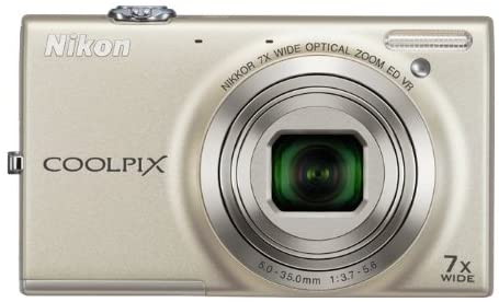 Nikon COOLPIX S6100 16 MP Digital Camera with 7x NIKKOR Wide-Angle Optical Zoom Lens and 3-Inch Touch-Panel LCD (Silver) (OLD MODEL)