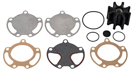 Quicksilver 59362Q08 Sea Water Pump Impeller Replacement Kit - Bravo I, II and III with Two-Piece Pump Body