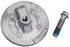 Quicksilver 76214Q5 Aluminum Anode Plate - Mercury Mariner Force and MerCruiser Anti-ventilation Plate