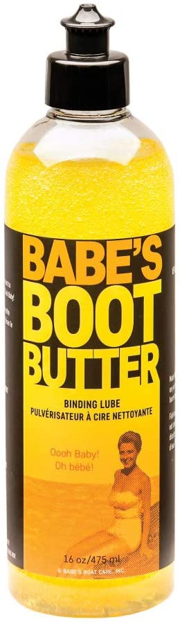 Babe's Boot Butter Lubricant for Water Ski and Wakeboard Bindings - 1 Gallon Refill - Water Sport Lube Made with Kelp