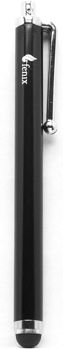 Fenix - Pack of Three Black Universal Stylus Pen with Matching Black Soft Rubber Tip for iPhone 4/5/5c/6/6+, iPad/iPad Air/iPad Mini, Samsung Galaxy S4/S5/S6/Edge, Kindle Fire